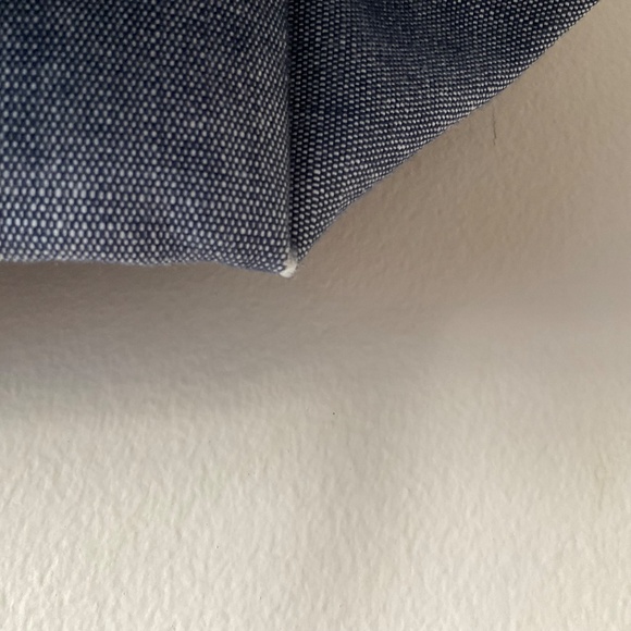 SOLD! Longchamp Navy Denim Horse Jockey Purse - Picture 10 of 16